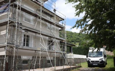 Rénovation de façade à Saulxures