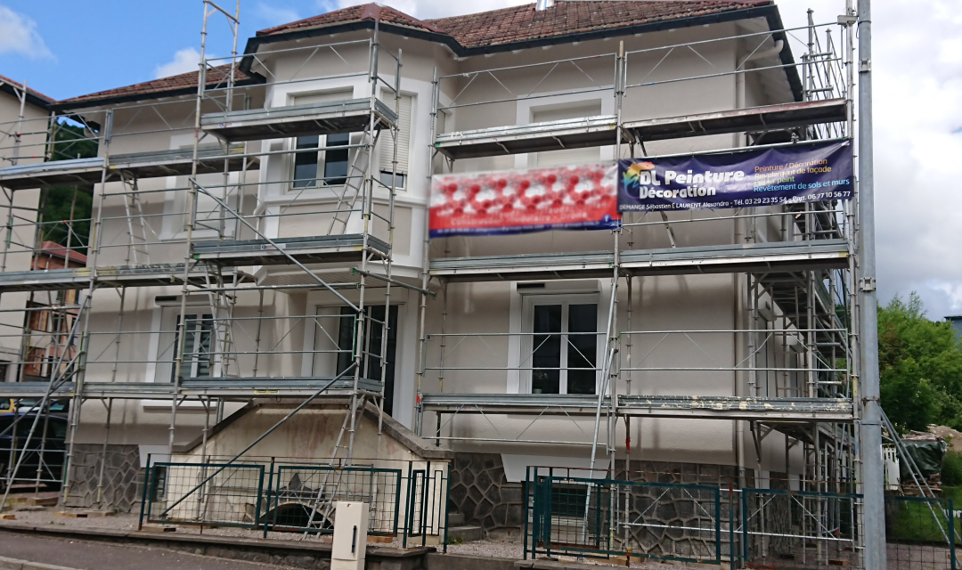 Rénovation de façade à La Bresse
